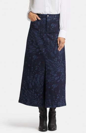Nydj A-line Denim Maxi Skirt