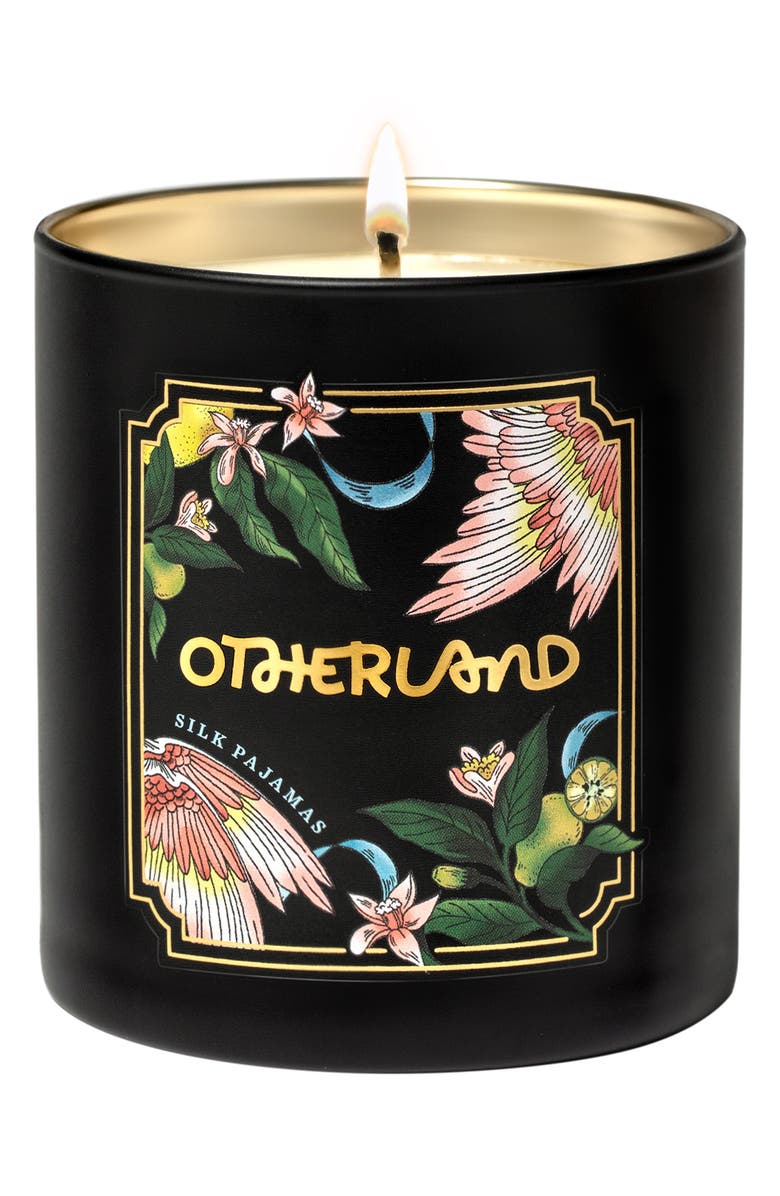 Otherland Gilded Silk Pajamas Scented Holiday Candle, Main, color,