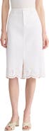 Jones New York Lexington Scallop Hem Skirt