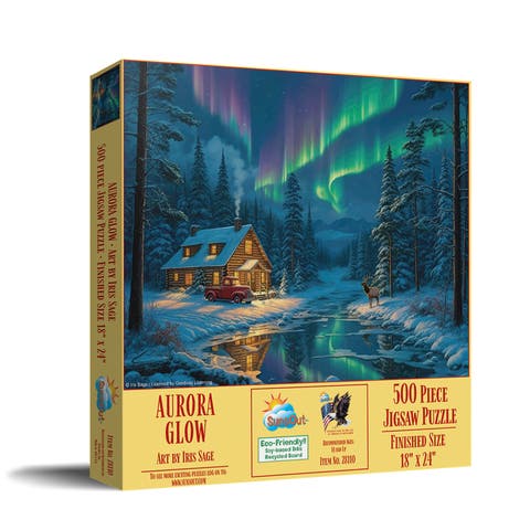 Aurora Glow 500 piece Jigsaw Puzzle for Adults