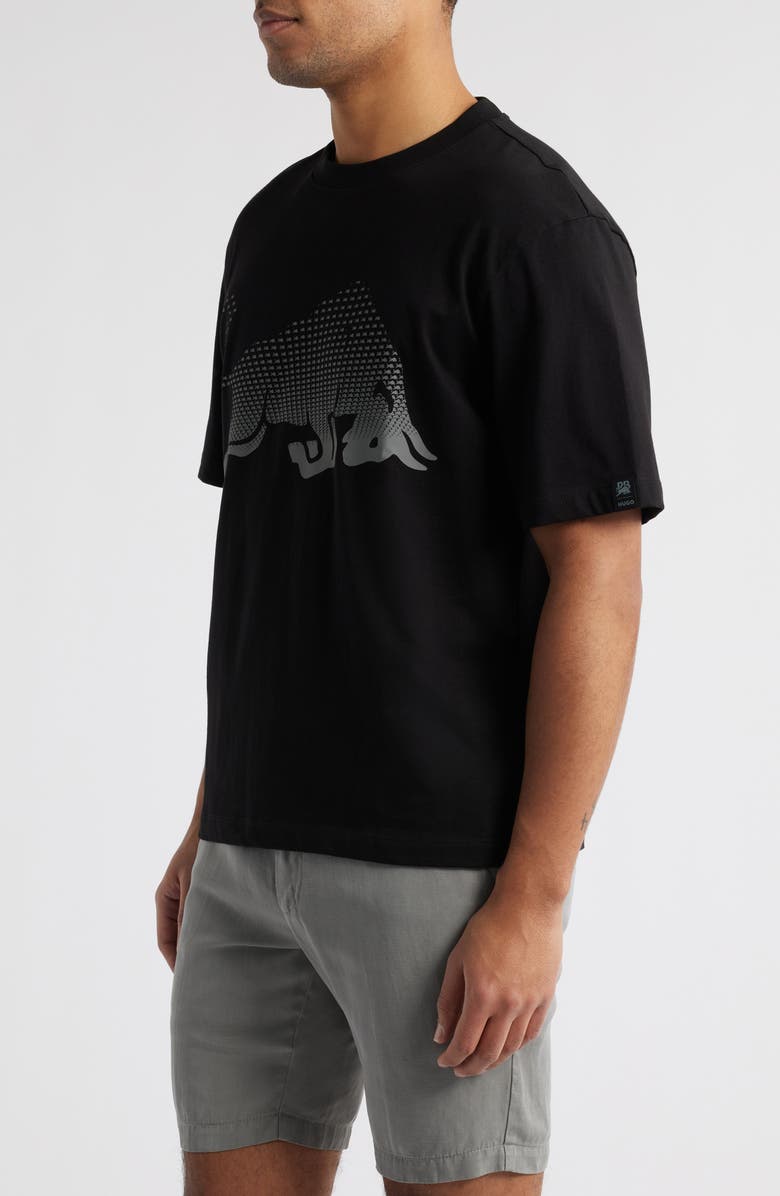 HUGO x RB Formula One<sup>™</sup> Team Relaxed Fit Graphic T-Shirt, Alternate, color, Black