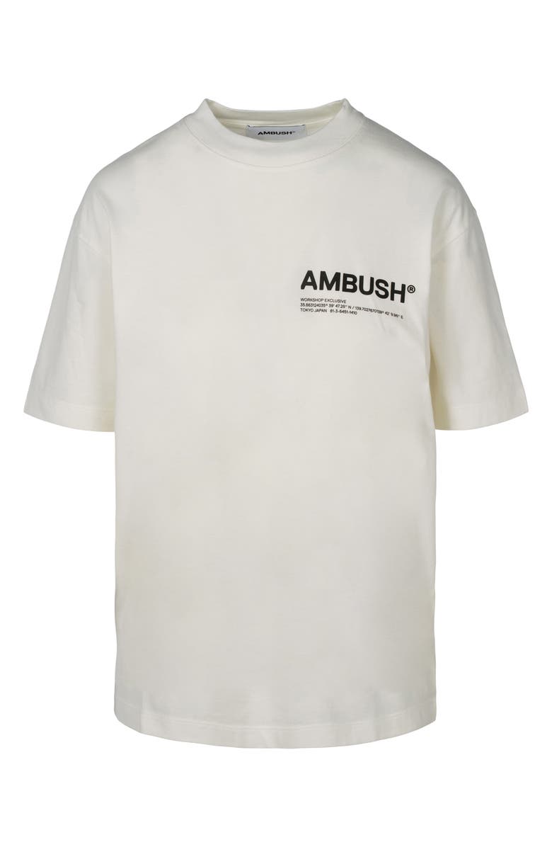 Ambush Workshop Logo Cotton Graphic T-Shirt, Main, color, 