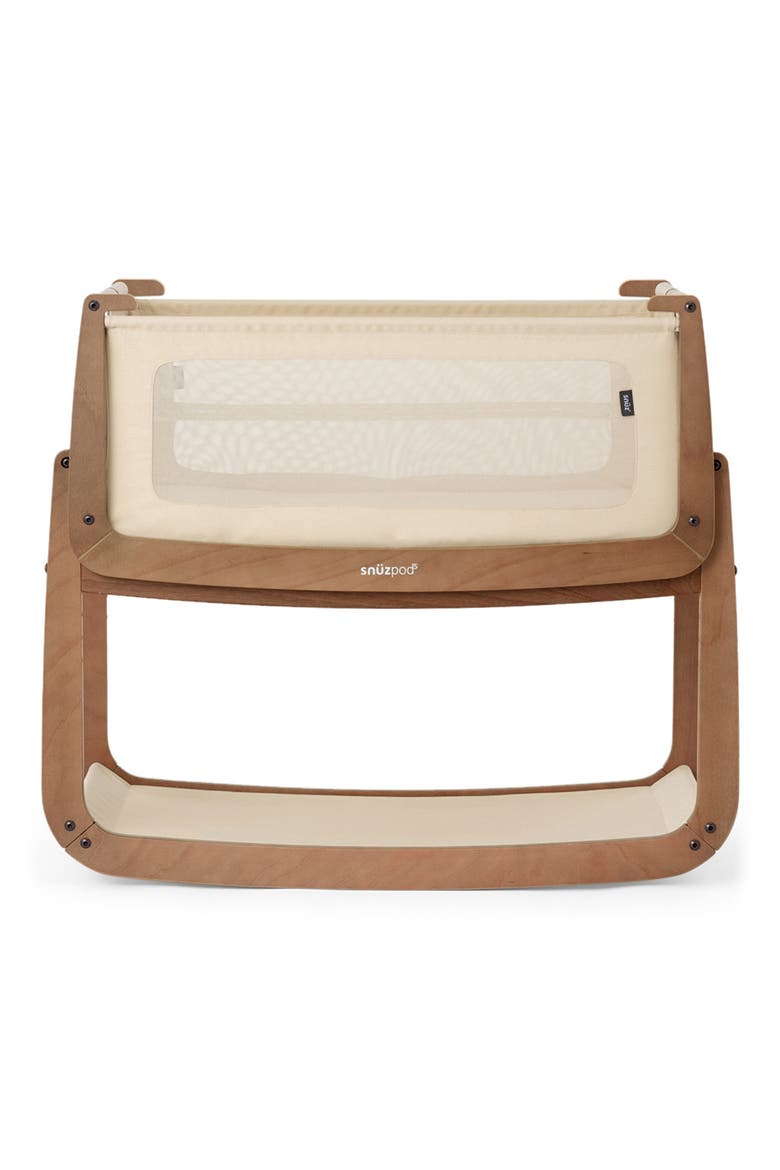 The SnüzPod5 Bedside Bassinet, Alternate, color, WALNUT