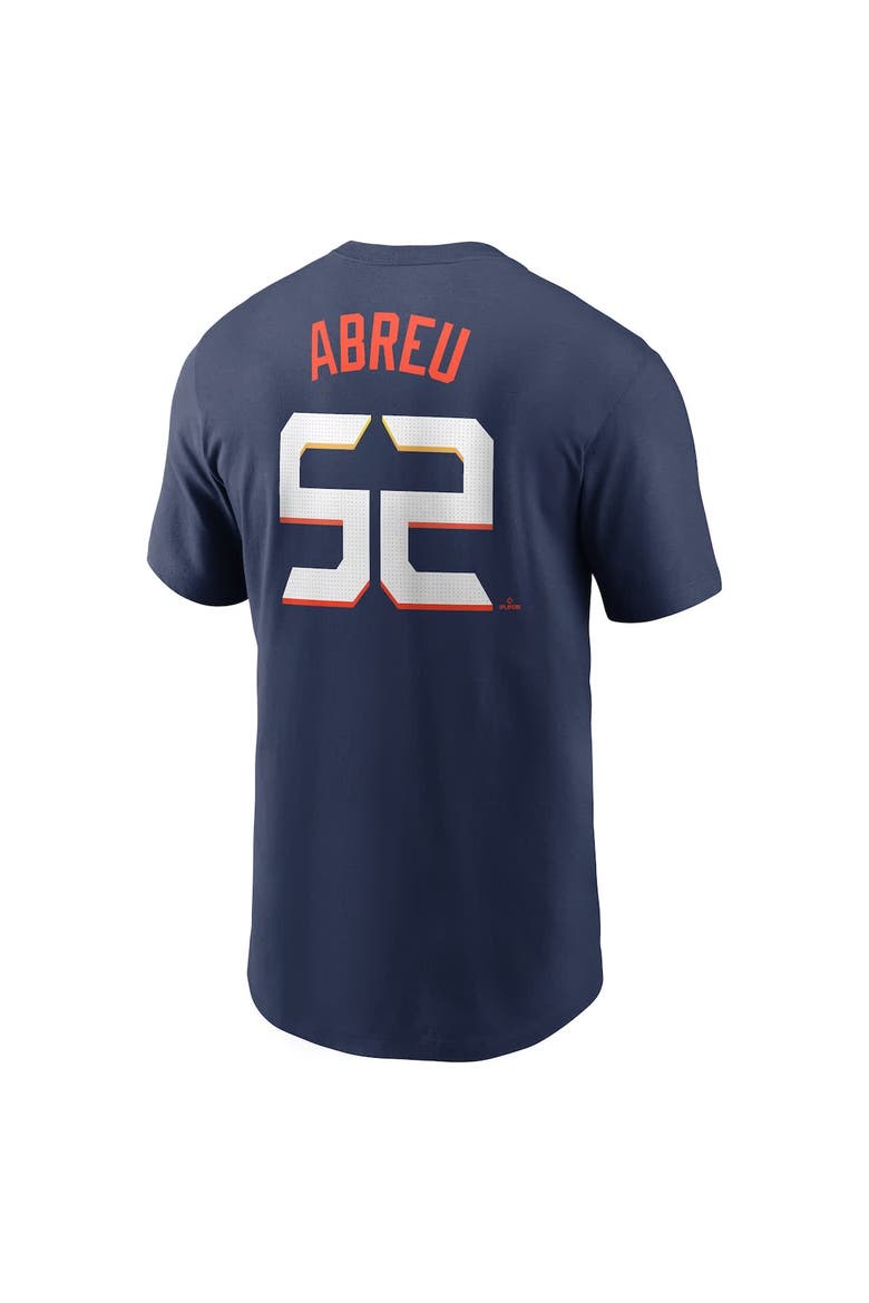 Men's Nike Bryan Abreu Navy Houston Astros 2025 City Connect Fuse Name & Number T-Shirt, Alternate, color, Navy