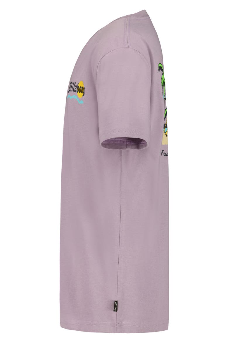 Kids' Loner Cotton Graphic T-Shirt, Alternate, color, PURPLE ASH