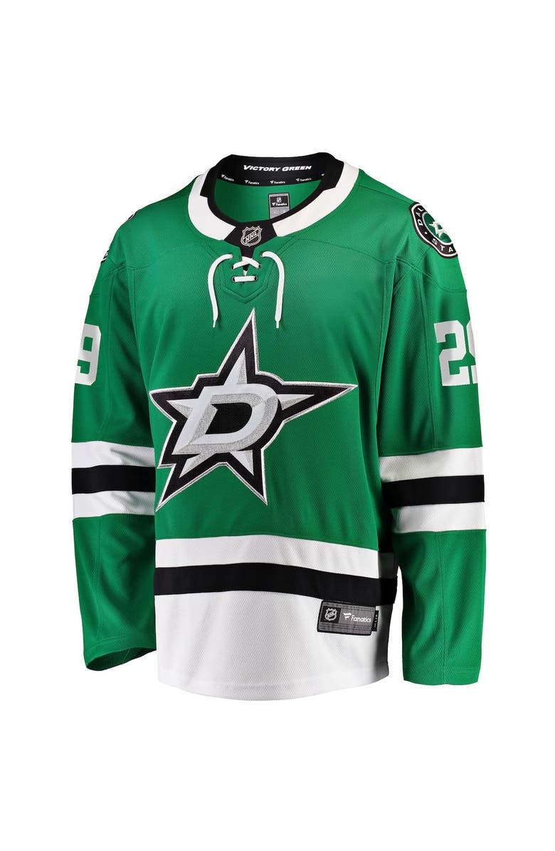 FANATICS Men's Fanatics Jake Oettinger Kelly Green Dallas Stars Home Breakaway Player Jersey, Alternate, color, 