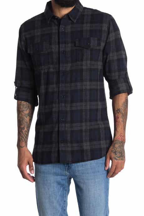 BURNSIDE Plaid Flannel Shirt