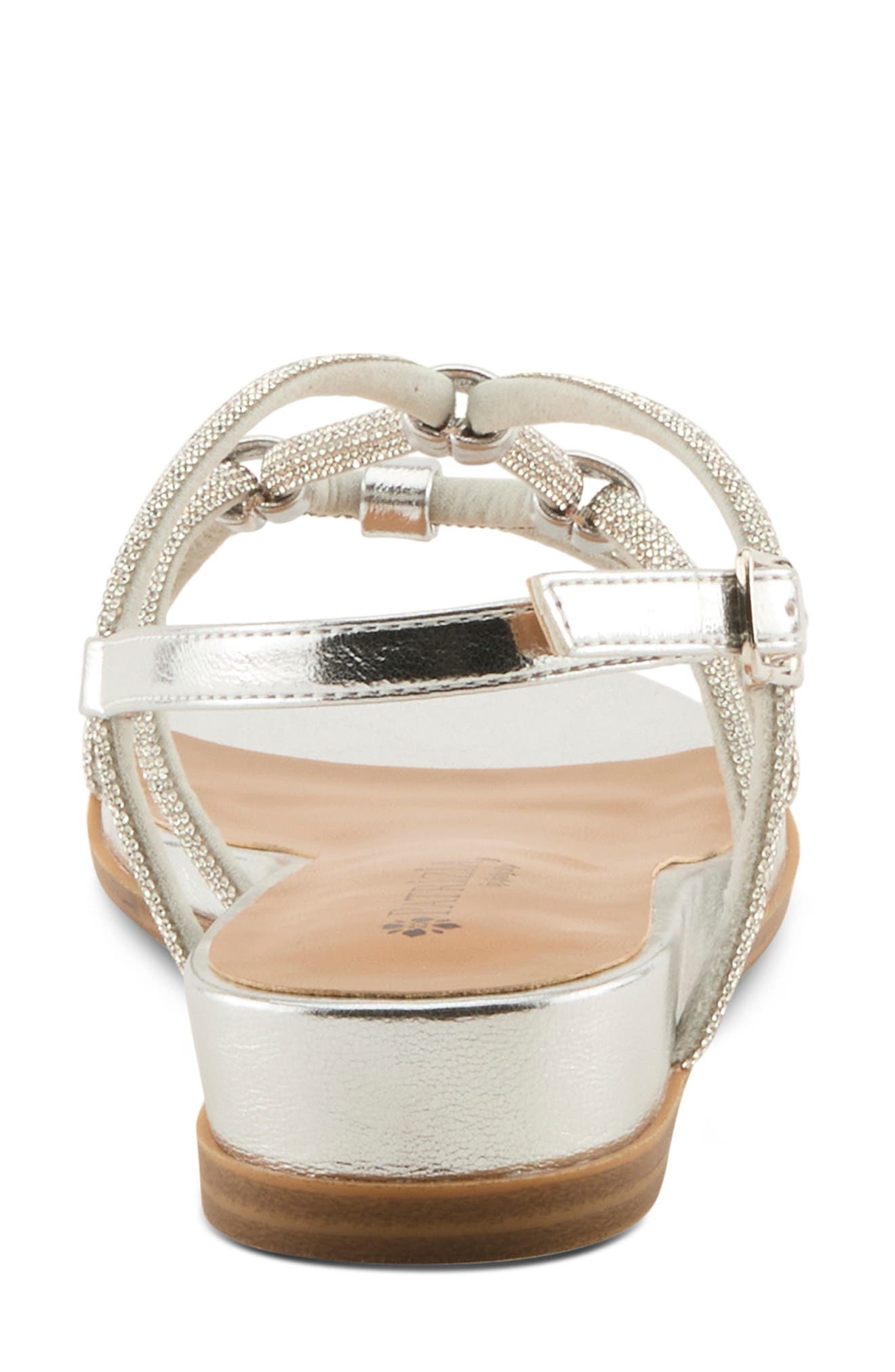 Paneer Wedge Sandal, Alternate, color, SILVER