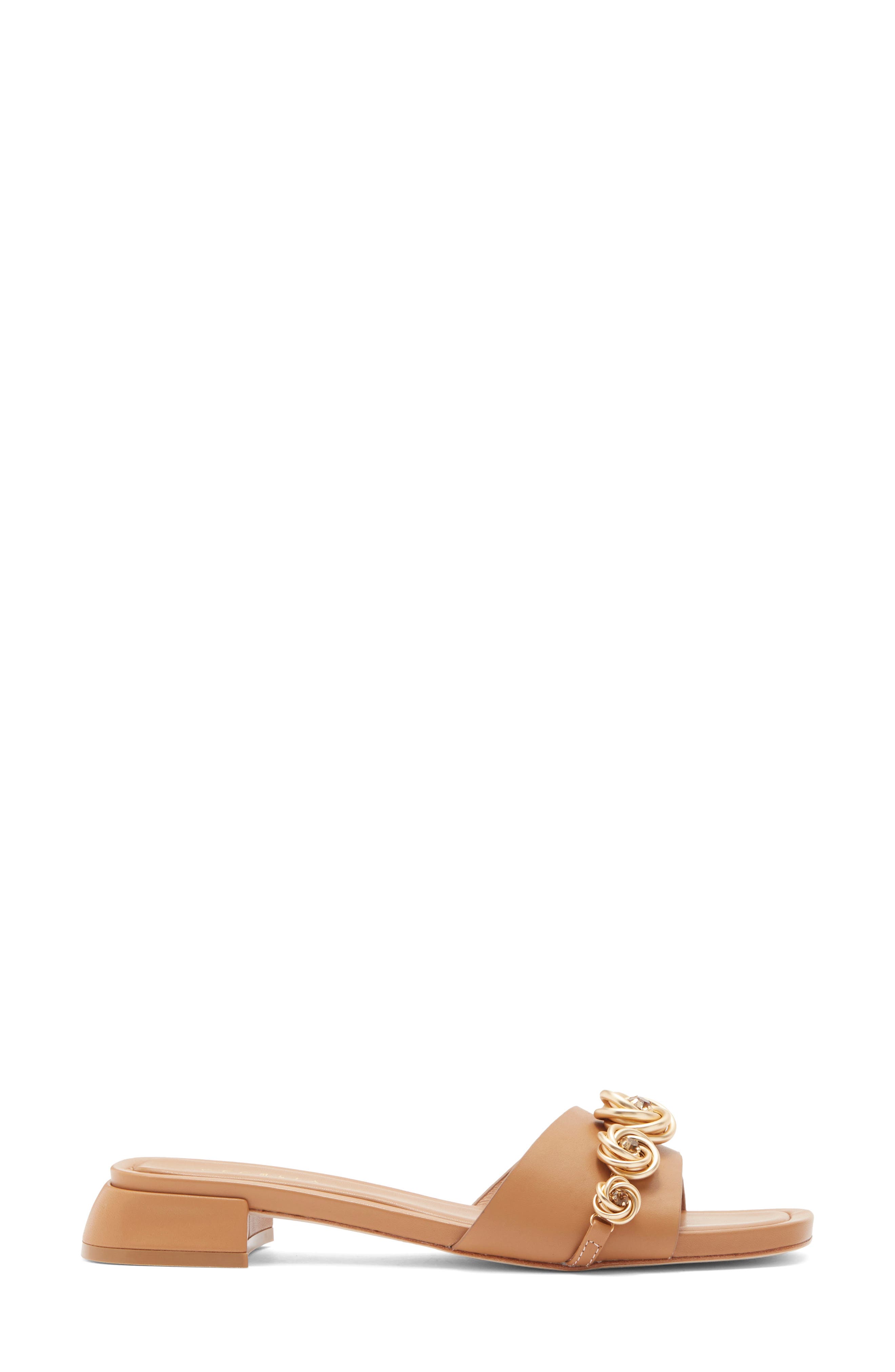 Cecelia New York Bonnie Slide Sandal, Alternate, color, Gold Rose