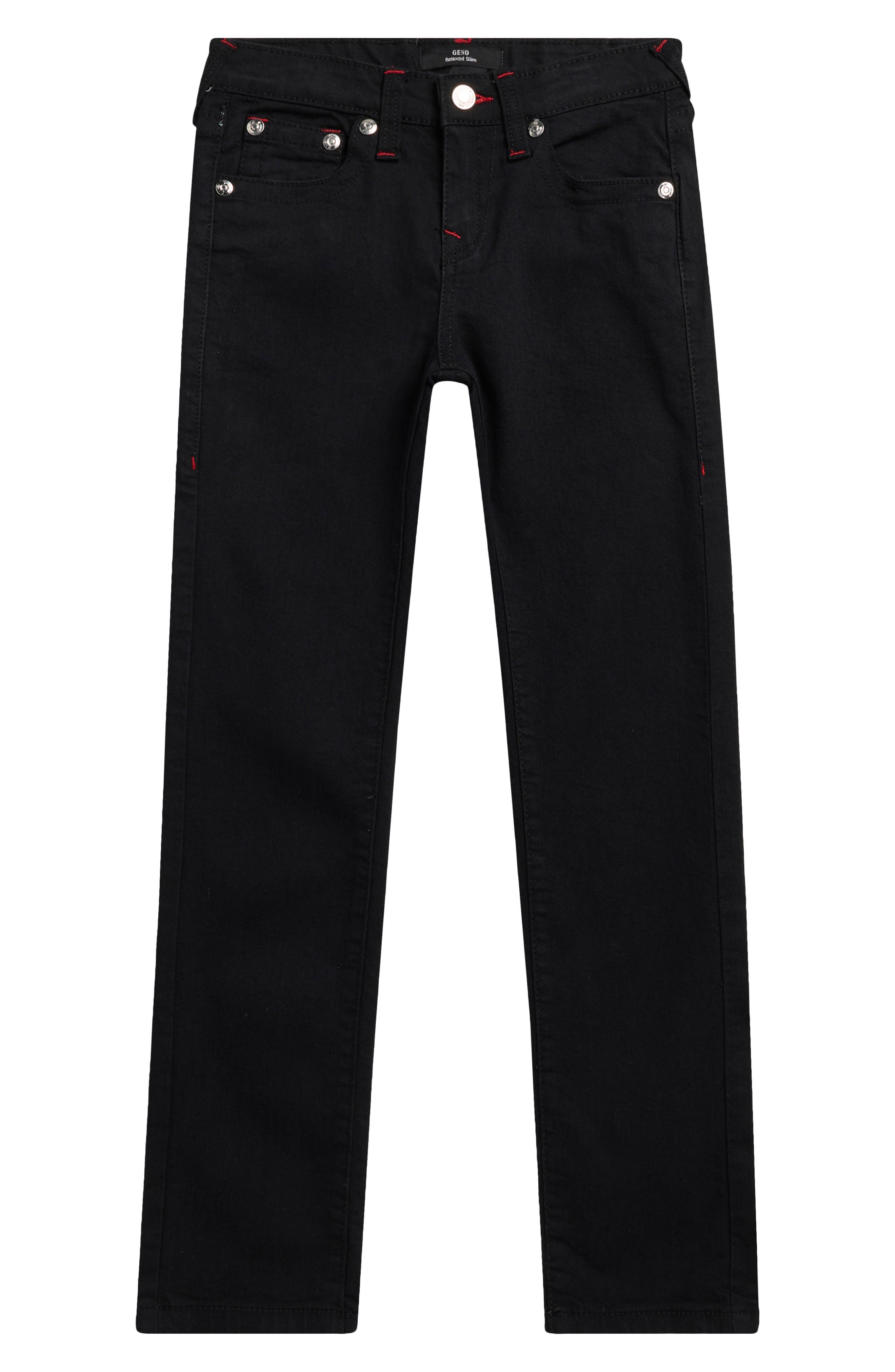 True Religion Kids' Core Geno Straight Leg Jeans