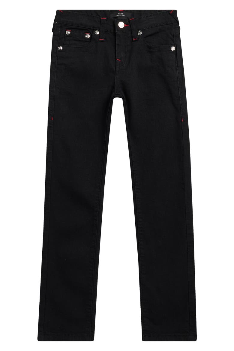 Kids' Core Geno Straight Leg Jeans, Main, color, BLACK
