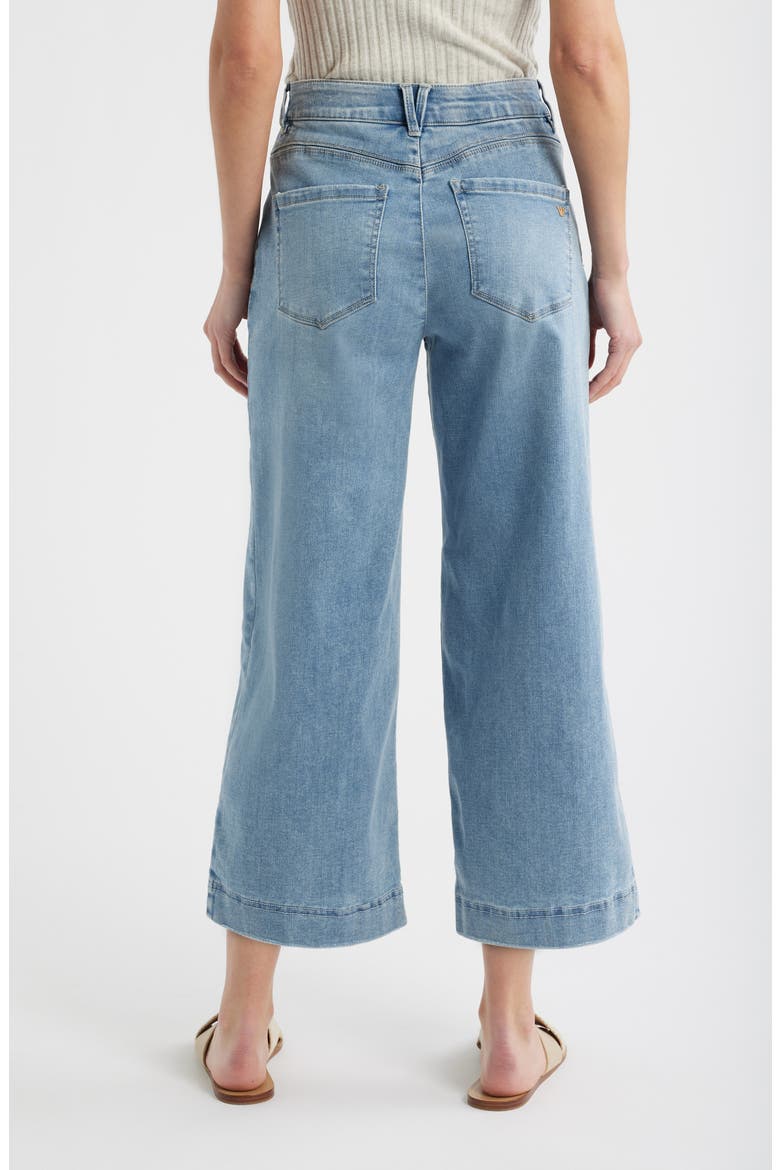 Skyrise Crop Wide Leg Jeans, Alternate, color, LIGHT BLUE ARTISANAL