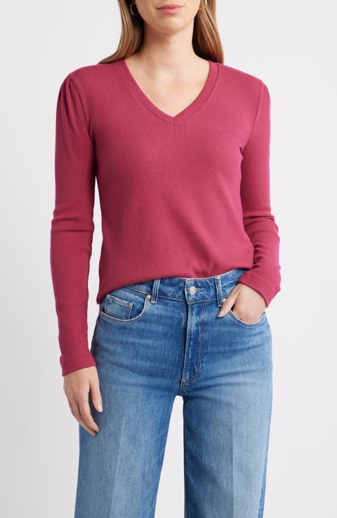 Long Sleeve Rib T-Shirt