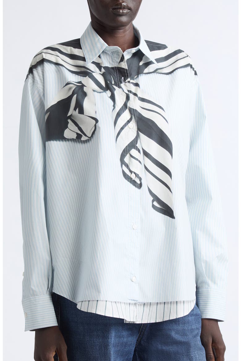 The Keegan Trompe l’Oeil Button-Up Shirt, Alternate, color, TROMPE LOEIL