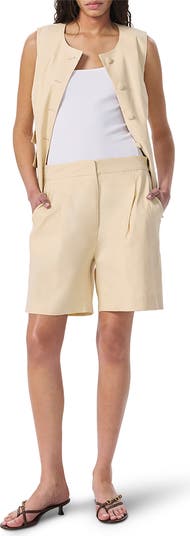 Leona Linen Blend Shorts