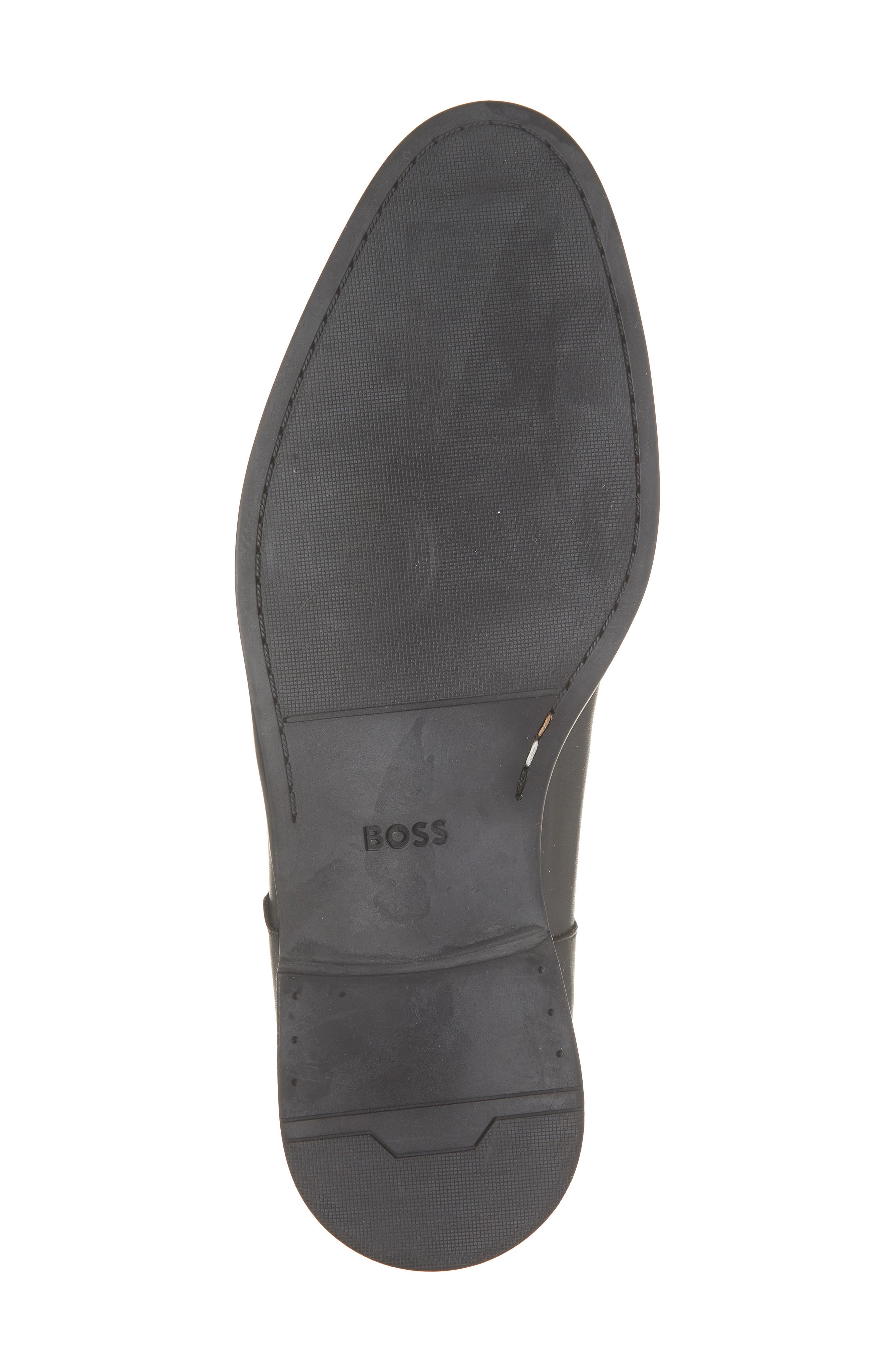 Tayil Leather Chelsea Boot, Alternate, color, BLACK
