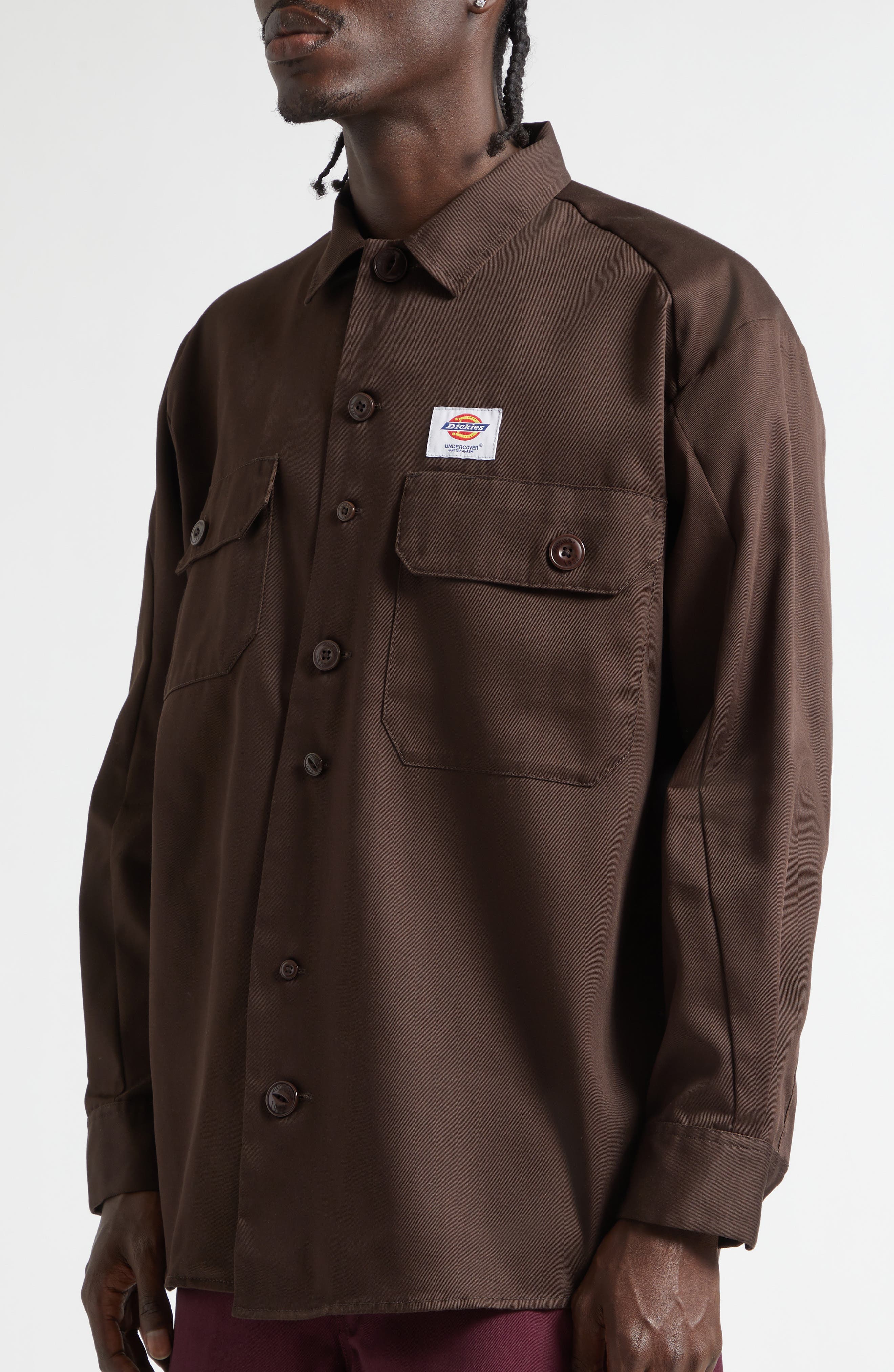 x Dickies Button-Up Work Shirt (Men) | Nordstrom