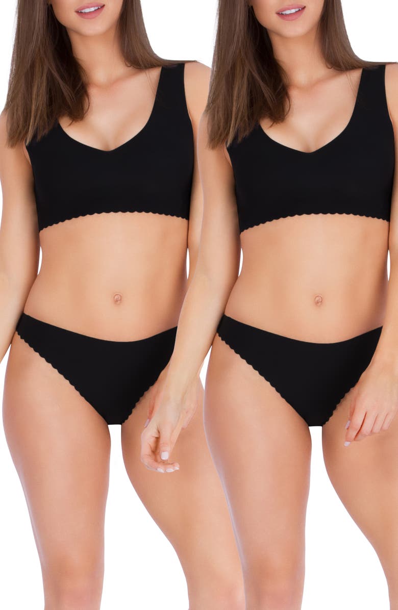 Belly Bandit<sup>®</sup> Anti Thong<sup>®</sup> Leak-Resistant 2-Pack Thongs, Main, color,