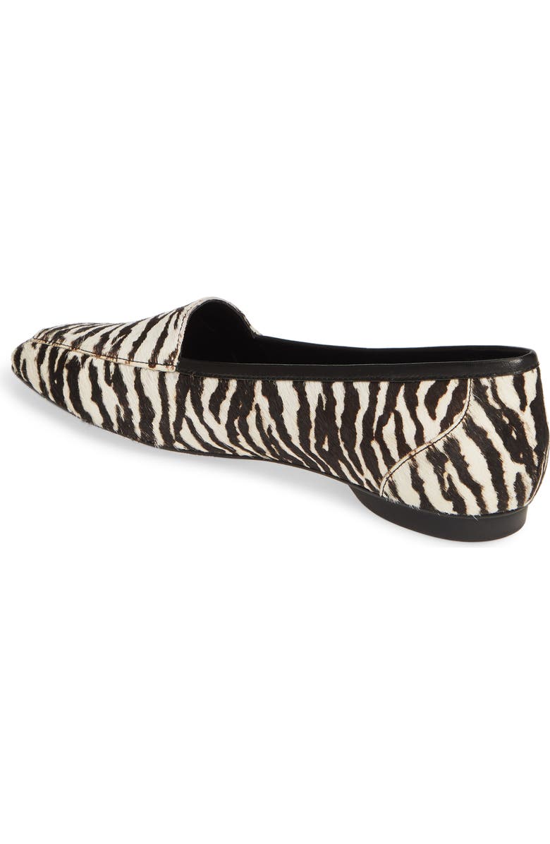 Donald Pliner Deedee Apron Toe Genuine Calf Hair Flat, Alternate, color,