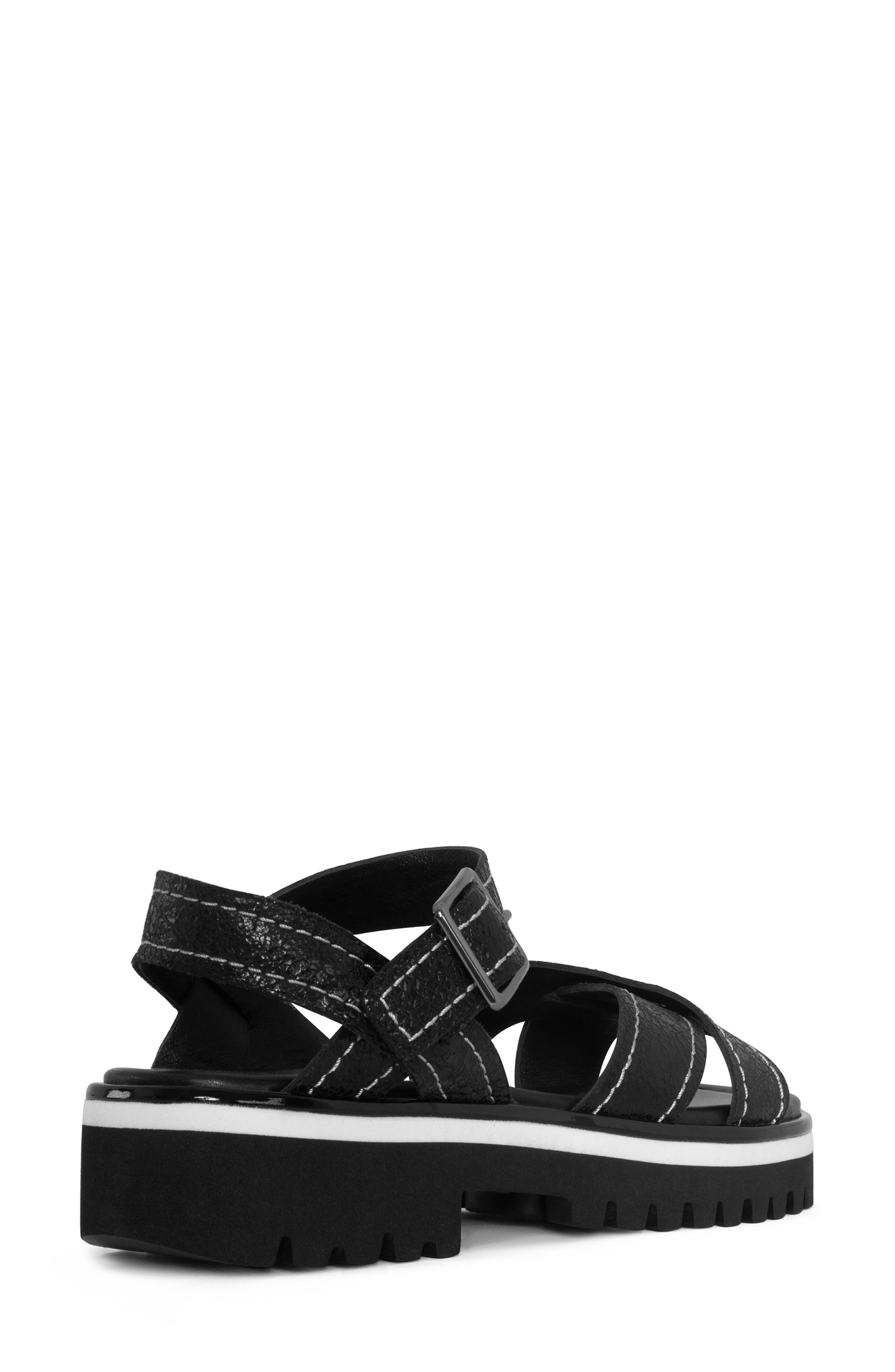 Donald Pliner Lug Sole Slingback Sandal, Alternate, color, Black