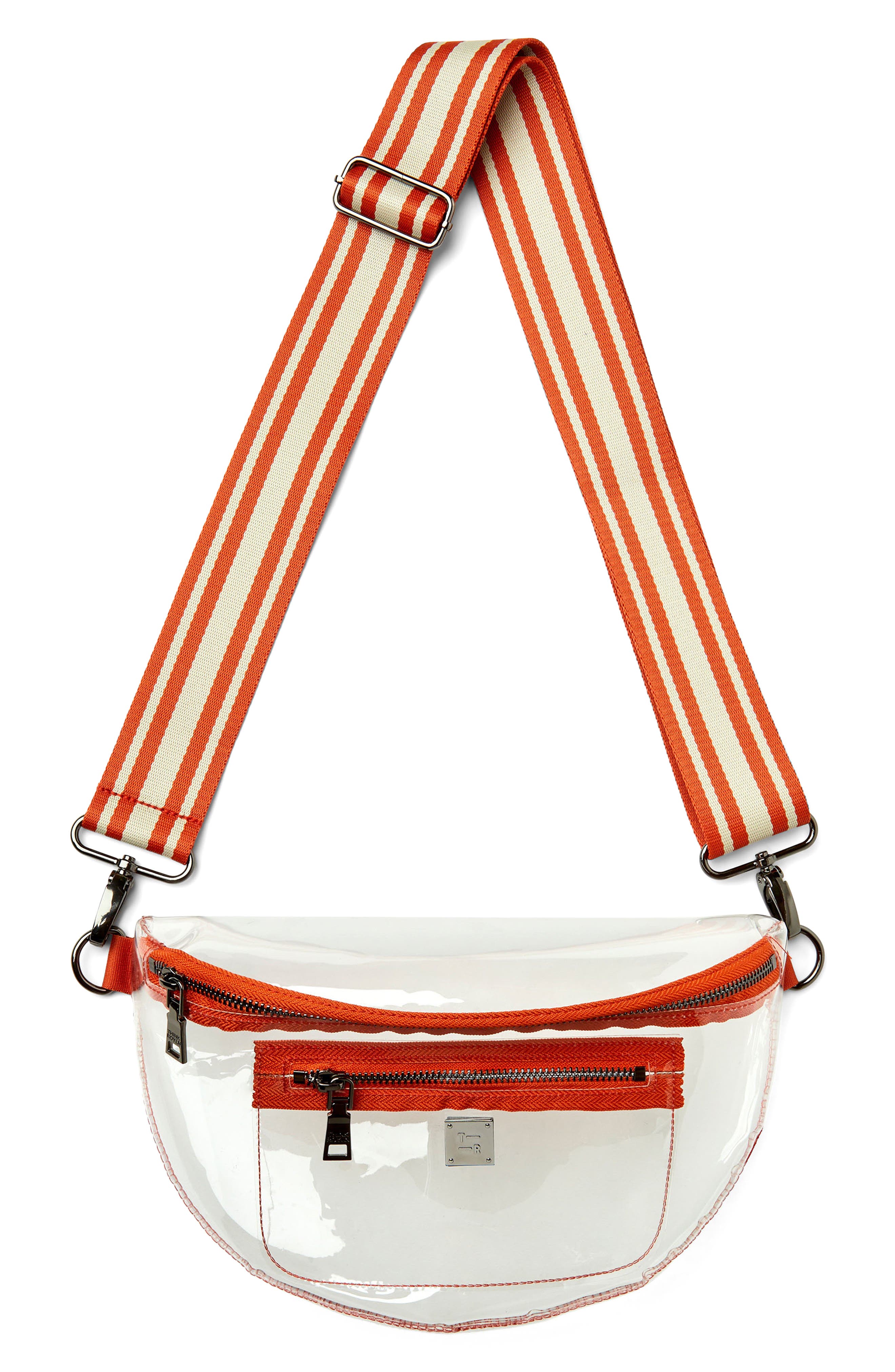 THINK ROYLN Clear Stadium Crossbody Bag, Alternate, color, Clear Soft Pvc Univ Of Texas