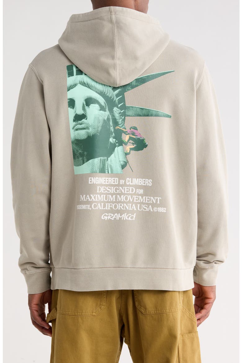Liberty Hooded Sweatshirt, Alternate, color, PIGMENT OAT