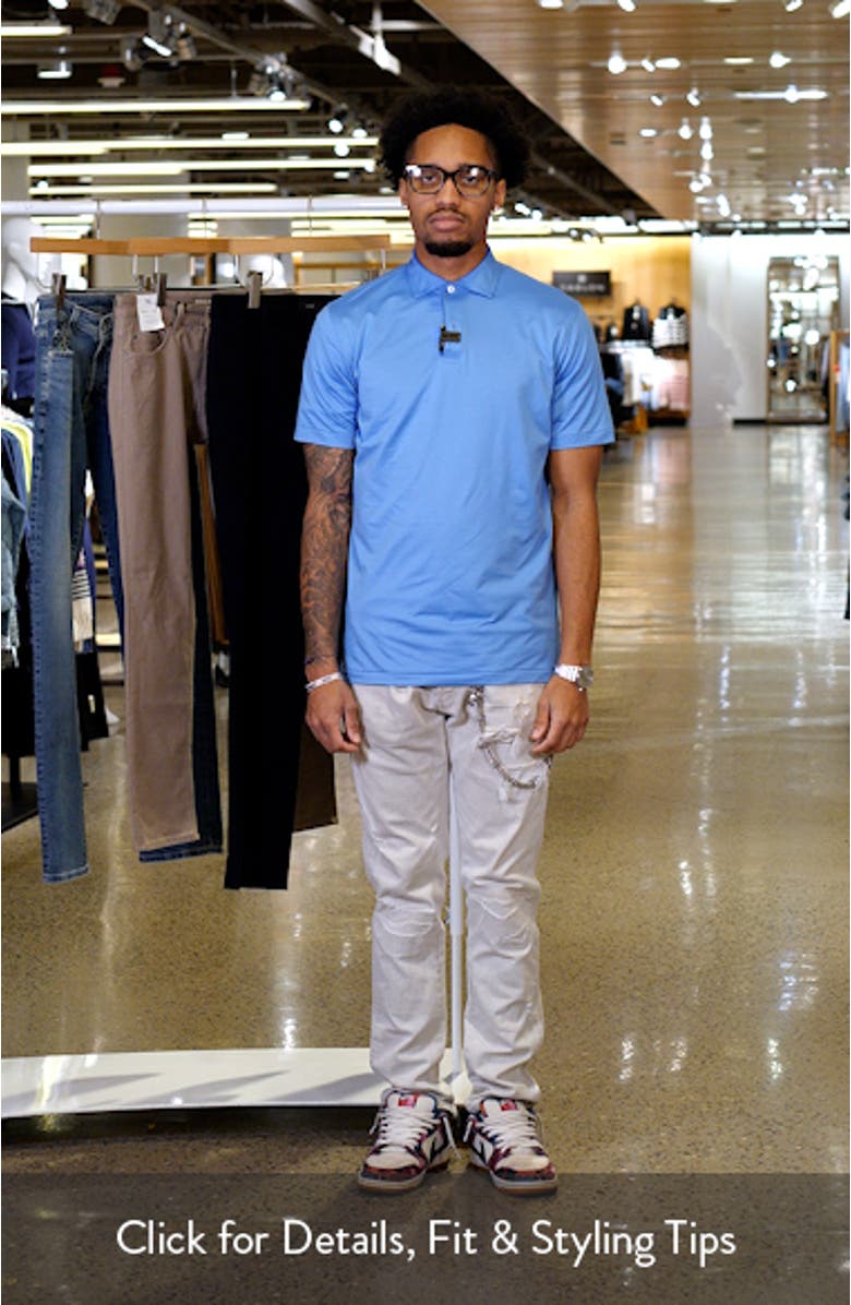 Empire Stripe Performance Jersey Polo, sales video thumbnail