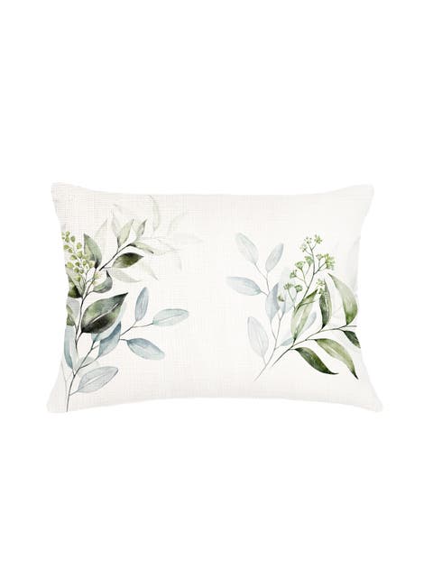 Eucalyptus Linen Pillow with Down Insert