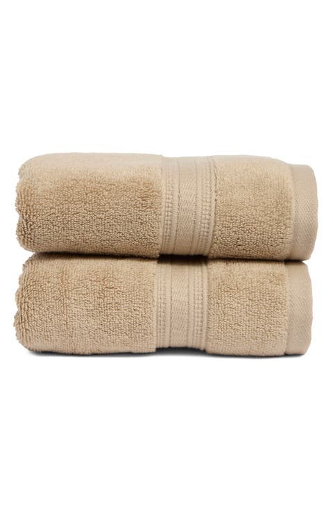 Zero Twist 2-Pack Cotton Hand Towels