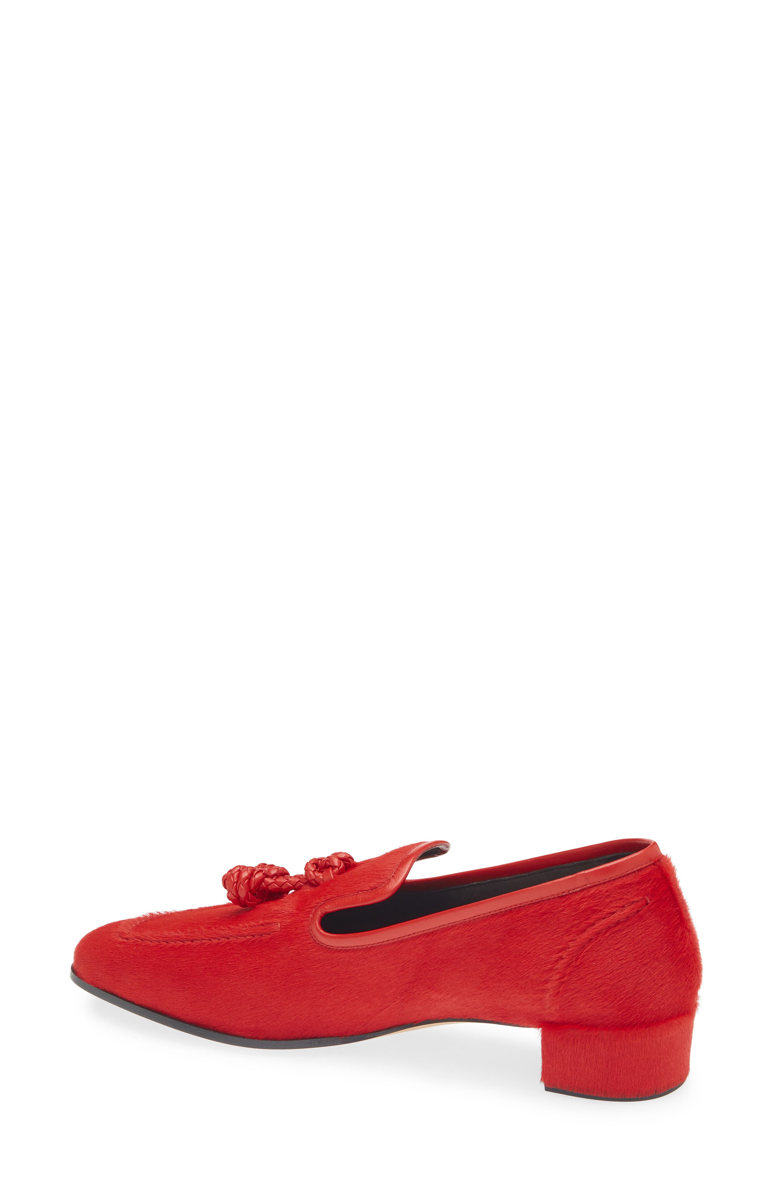Romeo Genuine Calf Hair Loafer, Alternate, color, 6513 FLASH RED CALF HAIR