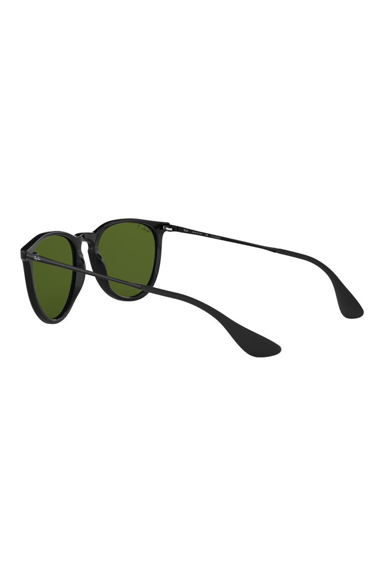 Erika 54mm Polarized Pilot Sunglasses, Alternate, color, BLACK GREEN