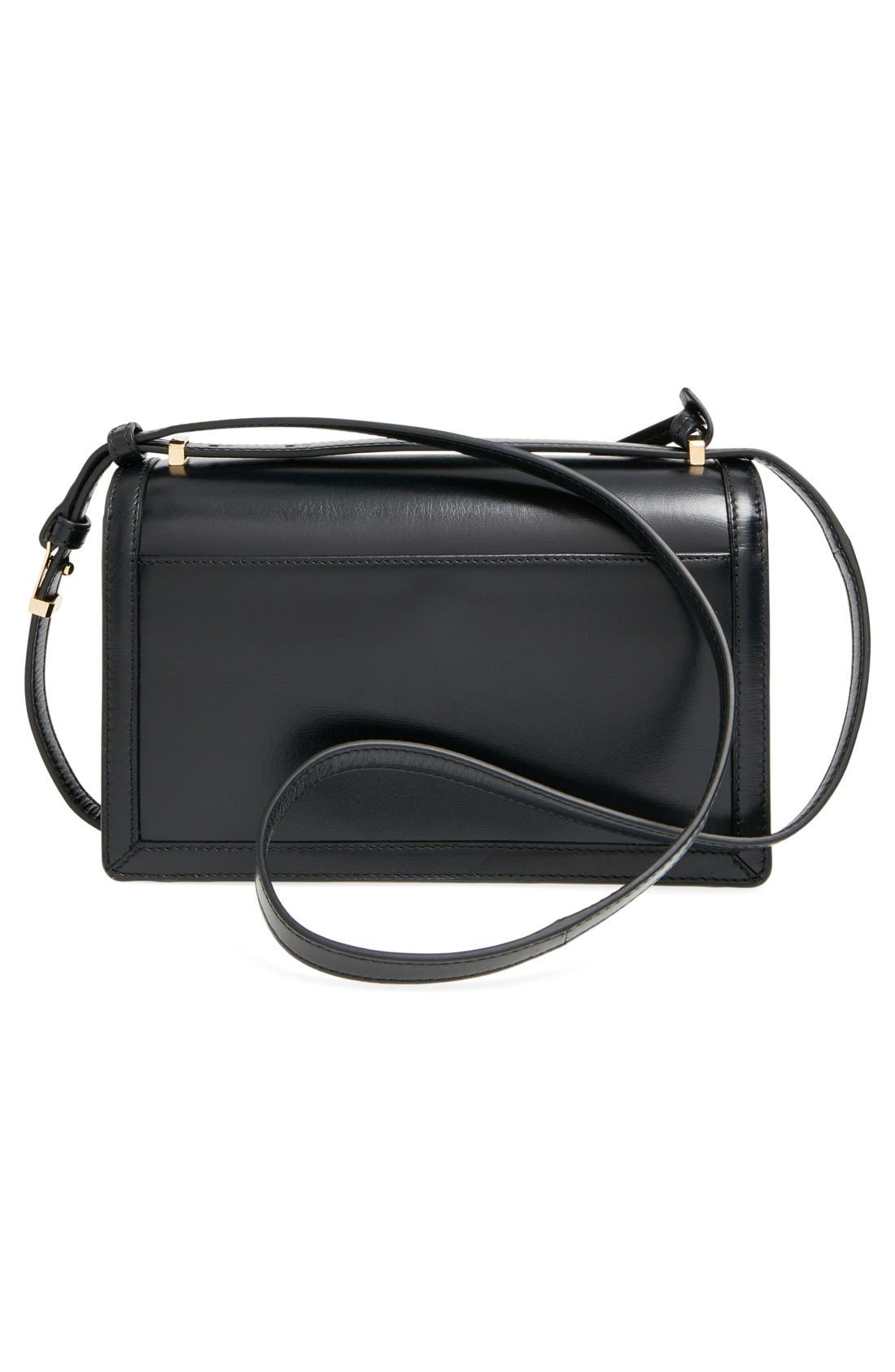'Barcelona' Shoulder Handbag, Alternate, color, BLACK