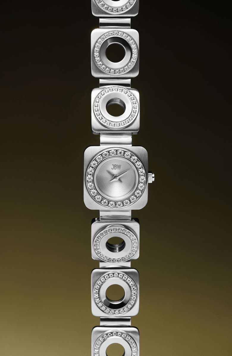 JBW Chasm Bracelet Watch, 18mm, Alternate, color, Stainless Steel