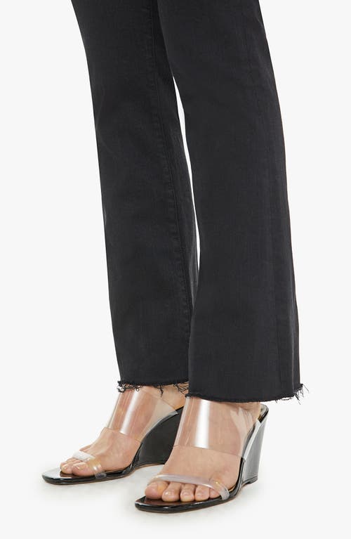 Mother The Hustler Patch Pocket High Waist Ankle Flare Jeans In Not Guilty