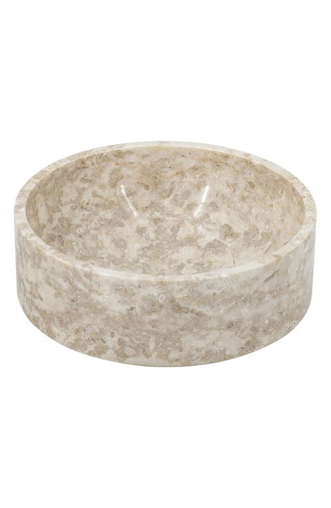 Round Decorative Marble Bowl