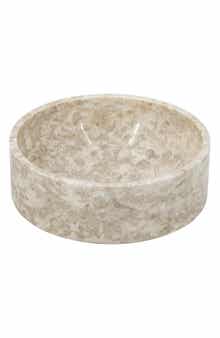 R16 HOME Round Decorative Marble Bowl