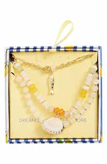 Leith Layered Sealife Beaded Necklace