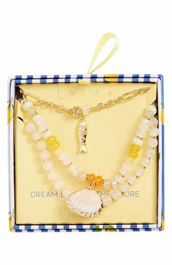 Leith Layered Sealife Beaded Necklace
