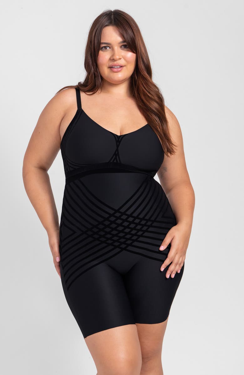 Honeylove Contour High Waist Shorts, Alternate, color, Vamp