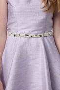 Un Deux Trois Stretchy Pearl and Gem Belt