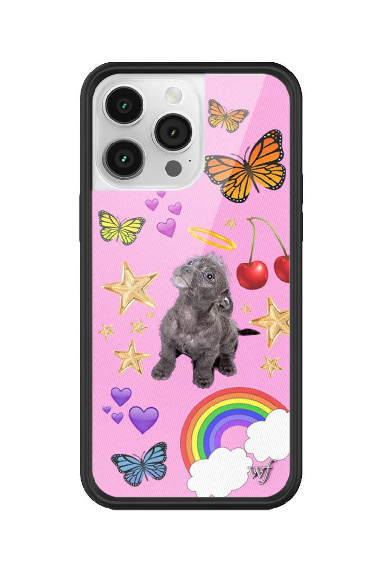 Puppy Love iPhone Case, Alternate, color, Pink
