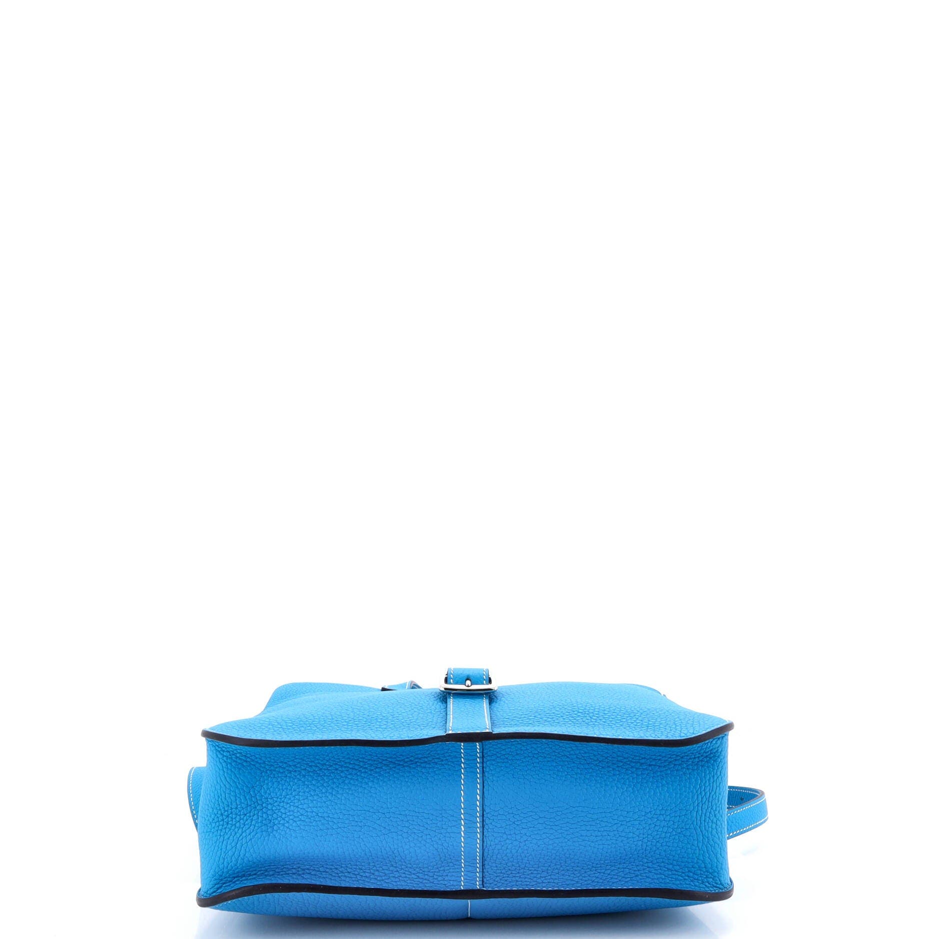 Pre-Owned Hermes Halzan Bag Clemence 31, Alternate, color, Bleu Zanzibar