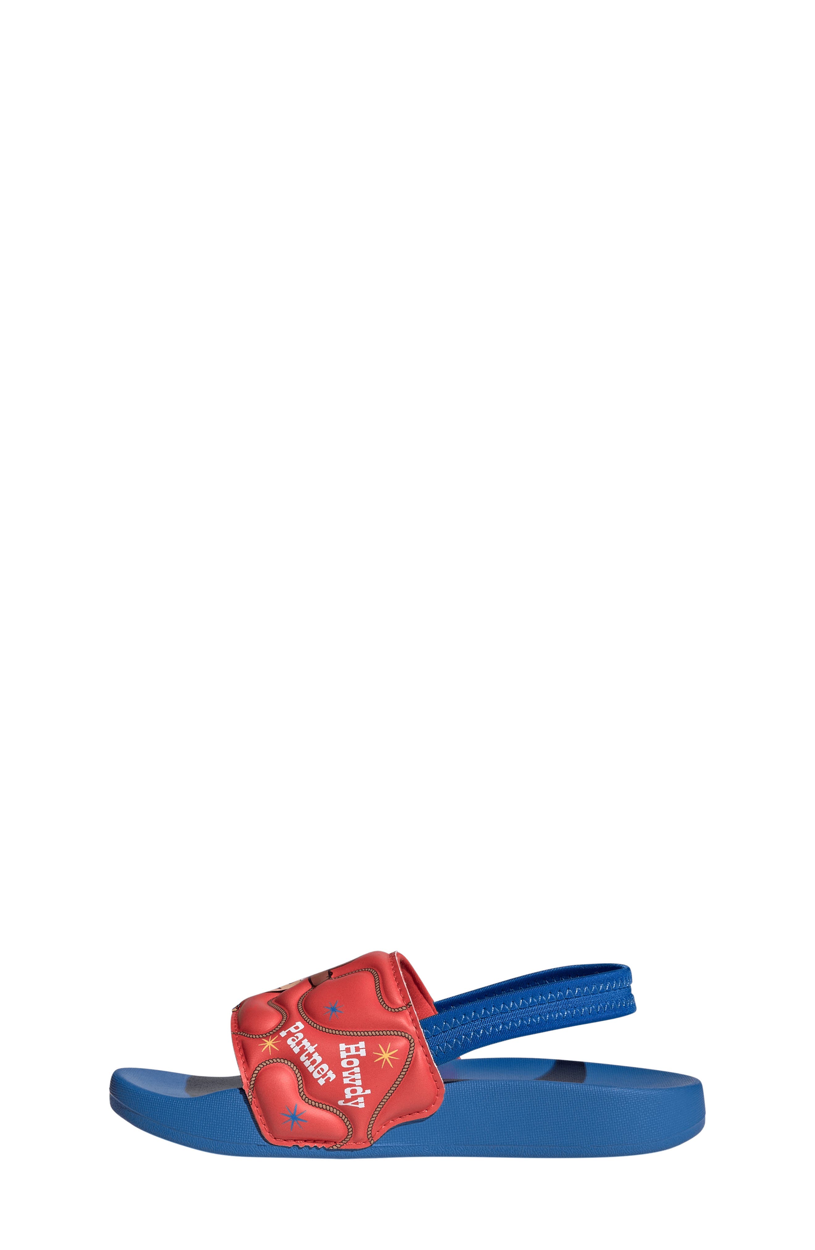 adidas x Disney Woody Kids' Adilette Strap Sandal, Alternate, color, 