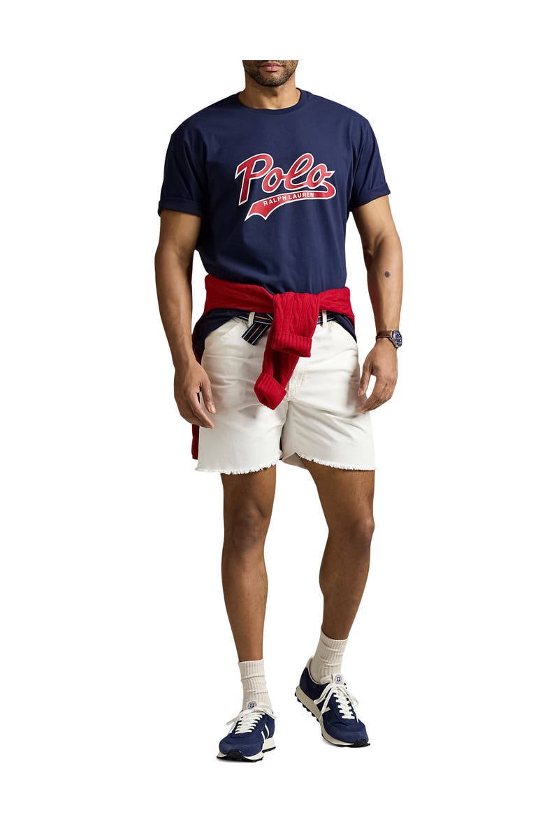 Polo Ralph Lauren Big & Tall Jersey Graphic T-Shirt, Alternate, color, Cruise Navy