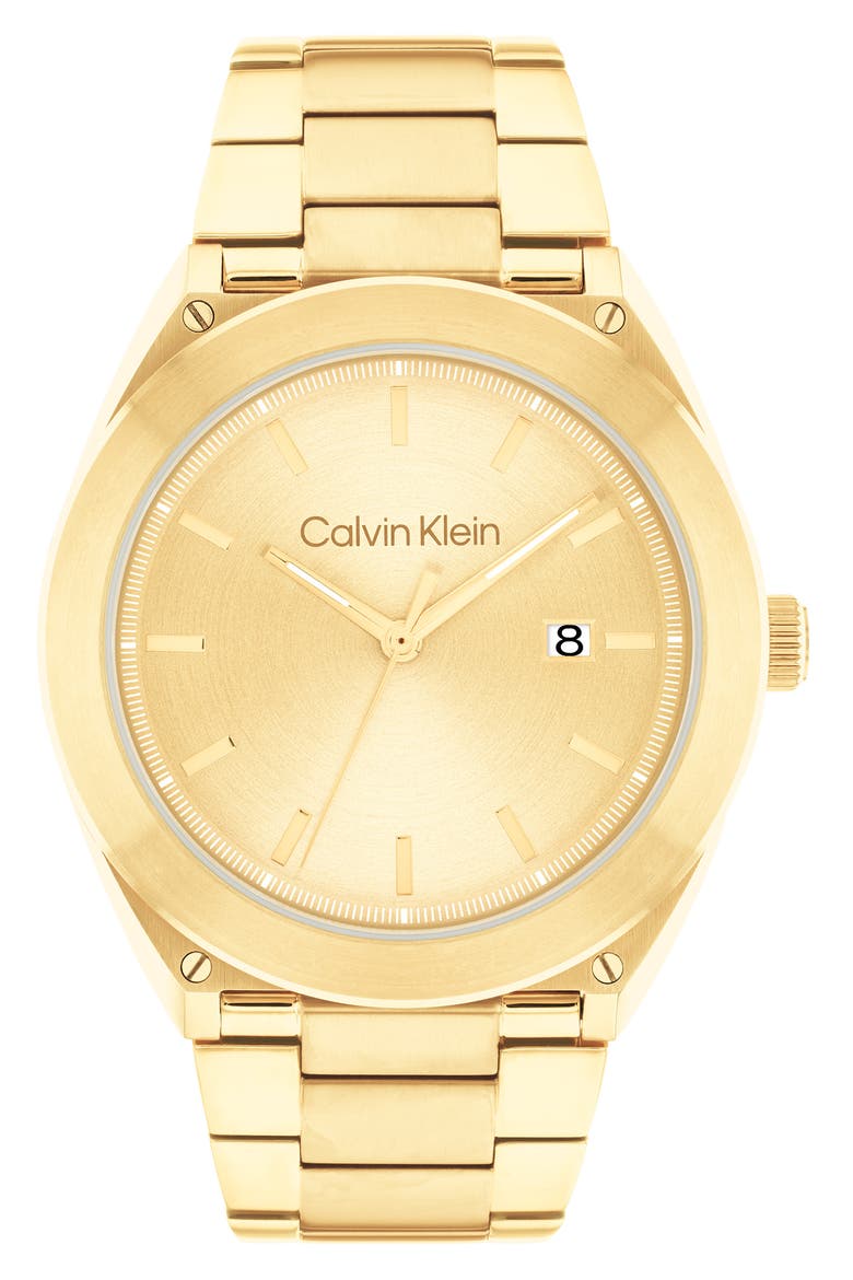 Progressive Bracelet Watch, 44mm, Main, color, GOLD