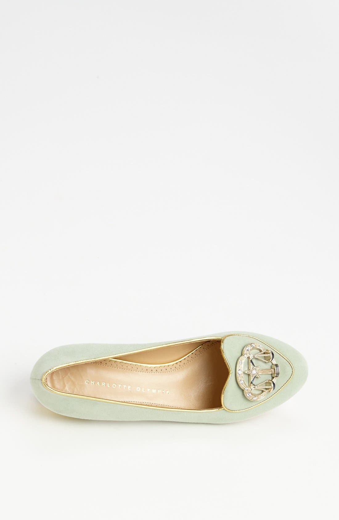 'Libra' Flat, Alternate, color, PISTACHIO