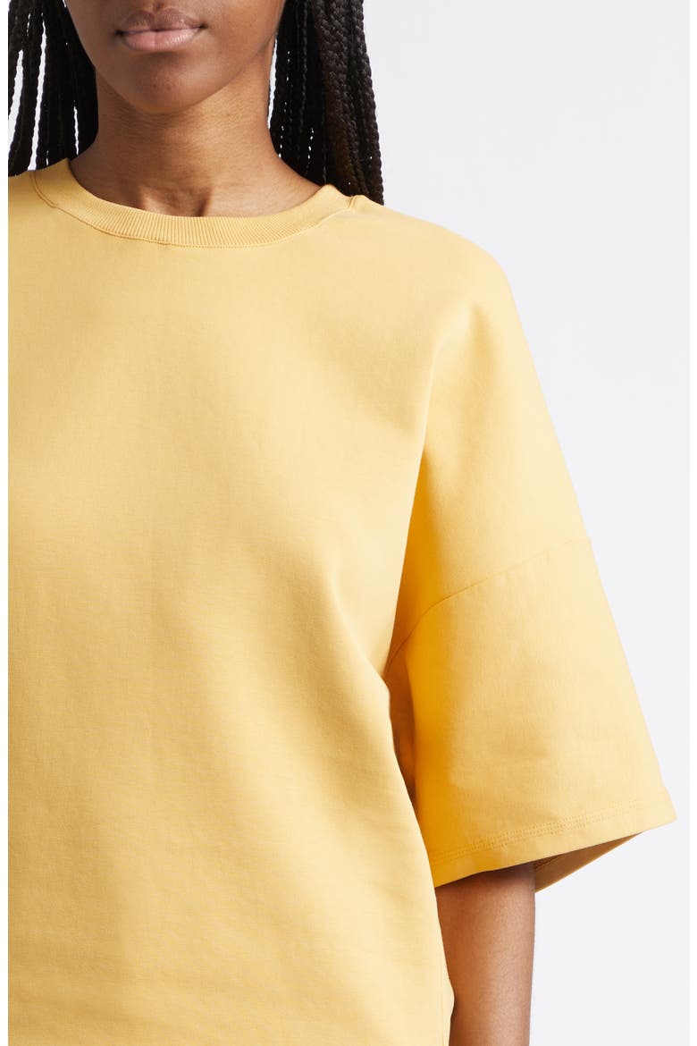 Rift Crop Jersey T-Shirt, Alternate, color, MARIGOLD