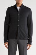 Bruno Magli Merino Wool Button Jacket