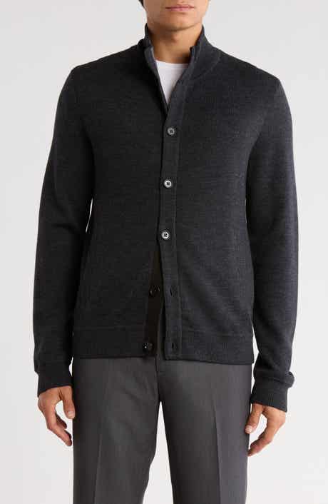 Bruno Magli Merino Wool Button Jacket