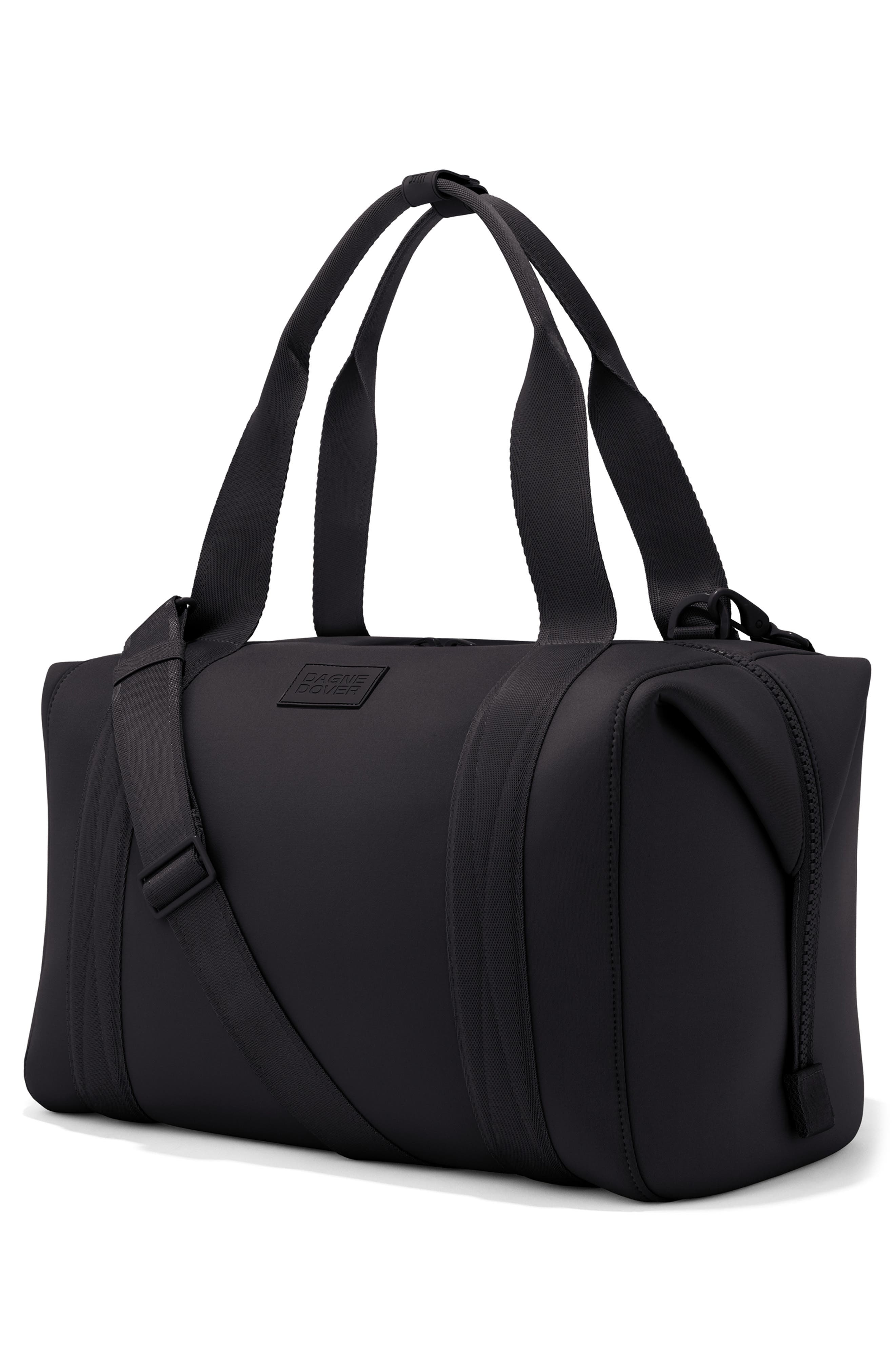 Dagne Dover Landon Large Neoprene Carryall, Alternate, color, Onyx